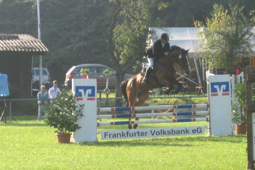 Bacardi when jumping 